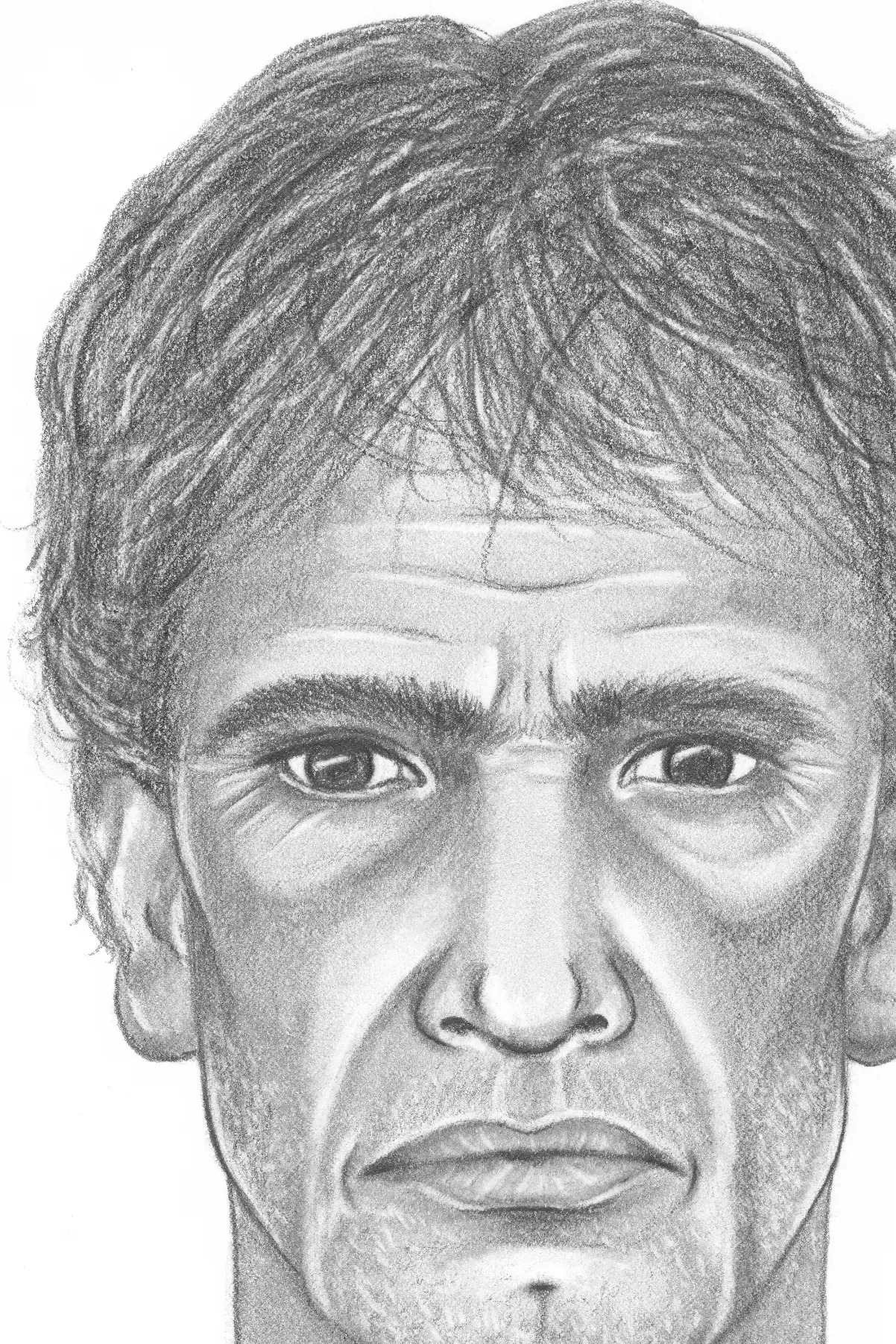 Forensic composite sketch example 6